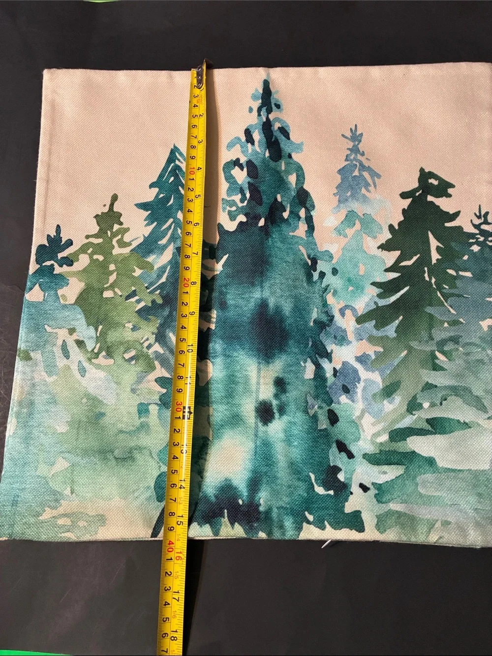 Pine Trees Pillow Covers (pair; stuffed pillow option)